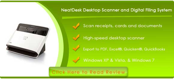 NeatDesk Desktop Scanner and Digital Filing System